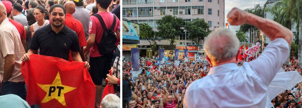 O deputado Zé Inácio, líder da corrente CNB no Maranhão, afirmou que a condenação do ex-presidente Lula pelo TRF4 fede a democracia; “Não aceitaremos uma condenação injusta e política, que serve tão somente aos interesses da Grande Mídia, da Elite Brasileira e do capital internacional. Lula tem um legado histórico em Defesa do Povo Brasileiro e representa a esperança de um País melhor para todos” (Foto: Leonardo Lucena) O deputado Zé Inácio, líder da corrente CNB no Maranhão, afirmou que a condenação do ex-presidente Lula pelo TRF4 fede a democracia; “Não aceitaremos uma condenação injusta e política, que serve tão somente aos interesses da Grande Mídia, da Elite Brasileira e do capital internacional. Lula tem um legado histórico em Defesa do Povo Brasileiro e representa a esperança de um País melhor para todos”