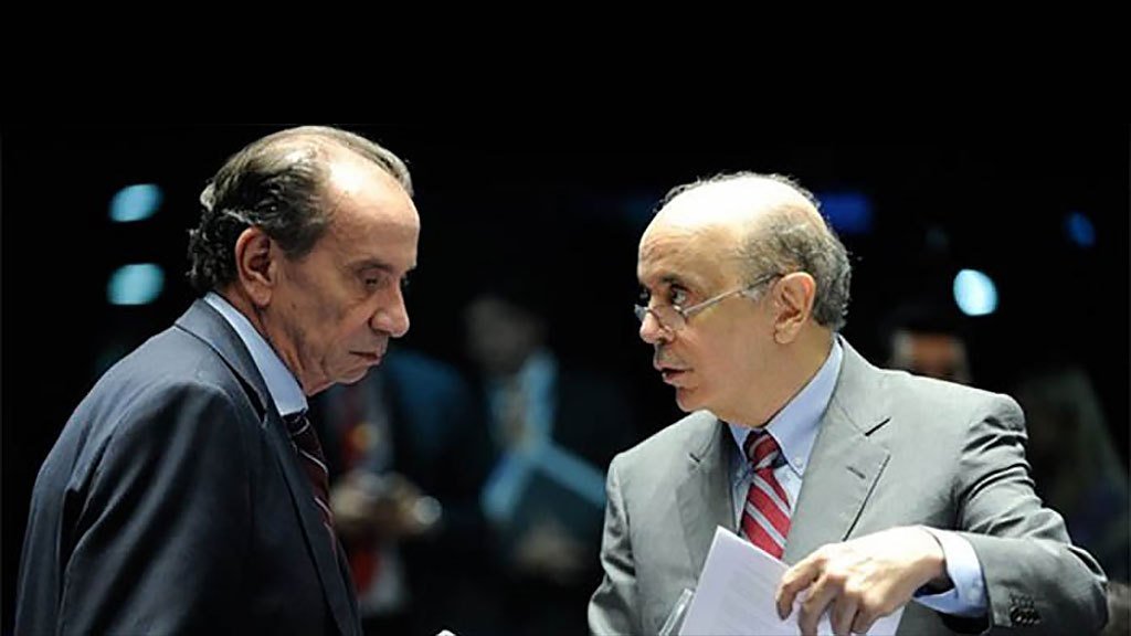 José Serra e Aloysio Ferreira (Foto: Aquiles Lins) José Serra e Aloysio Ferreira
