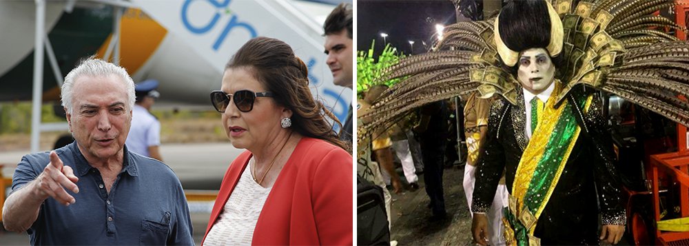 Vaiado ao chegar em Roraima e alvo de protestos no Brasil inteiro, Michel Temer, o governante mais impopular do mundo, rejeitado por mais de 90% da população, se irritou ao ser questionado sobre a permanência de Fernando Segovia na Polícia Federal; Segovia indicou que Temer seria blindado numa investigação sobre propinas nos portos e foi duramente criticado por delegados e procuradores; trapalhada pode acabar obrigando a PF a indiciar o “vampirão” do Carnaval (Foto: Aquiles Lins) Vaiado ao chegar em Roraima e alvo de protestos no Brasil inteiro, Michel Temer, o governante mais impopular do mundo, rejeitado por mais de 90% da população, se irritou ao ser questionado sobre a permanência de Fernando Segovia na Polícia Federal; Segovia indicou que Temer seria blindado numa investigação sobre propinas nos portos e foi duramente criticado por delegados e procuradores; trapalhada pode acabar obrigando a PF a indiciar o “vampirão” do Carnaval