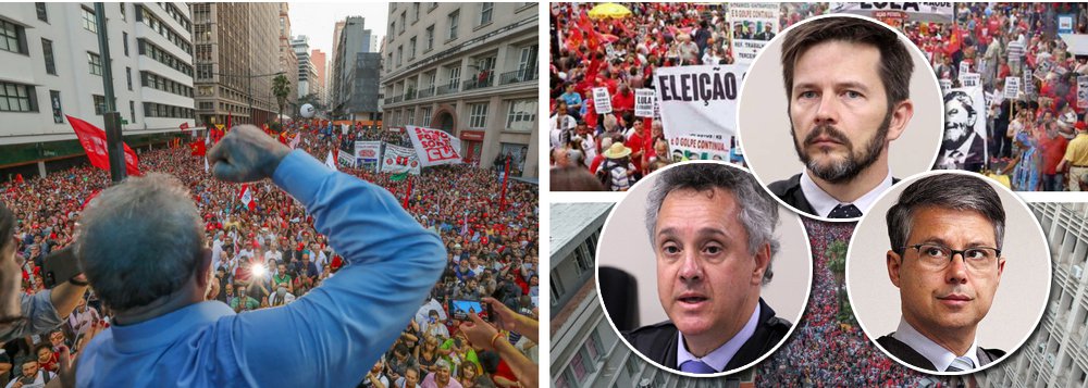 "O julgamento recursal do ex-presidente Lula escancarou a extensão da aliança do Judiciário com as outras forças do projeto golpista-conservador, mostrando que ela é orgânica e vai muito além de Sergio Moro e da força-tarefa da Lava Jato", avalia a colunista do 247 Tereza Cruvinel; para ela, a unanimidade na condenação e aumento da pena encurtaria o caminho para a prisão de Lula; "O propósito final não foi apenas o de inabilitar Lula mas também o de impedir que, mesmo fora da disputa, ele se tornasse o grande eleitor, transferindo votos para outro nome do campo progressistas. Preso, estará fora da campanha, estará banido" (Foto: Tereza Cruvinel) "O julgamento recursal do ex-presidente Lula escancarou a extensão da aliança do Judiciário com as outras forças do projeto golpista-conservador, mostrando que ela é orgânica e vai muito além de Sergio Moro e da força-tarefa da Lava Jato", avalia a colunista do 247 Tereza Cruvinel; para ela, a unanimidade na condenação e aumento da pena encurtaria o caminho para a prisão de Lula; "O propósito final não foi apenas o de inabilitar Lula mas também o de impedir que, mesmo fora da disputa, ele se tornasse o grande eleitor, transferindo votos para outro nome do campo progressistas. Preso, estará fora da campanha, estará banido"