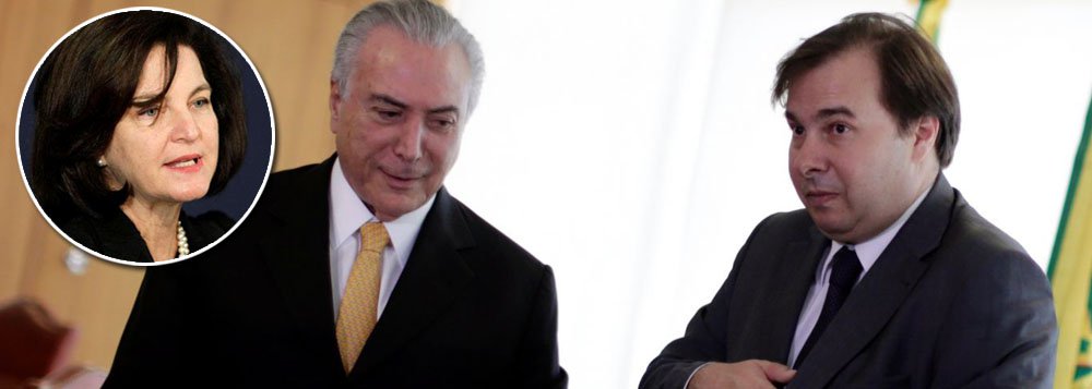 "O presidente da Câmara está em franca movimentação para se viabilizar como candidato a presidente. Por ora, ainda está longe disso, mas há um imponderável no caminho, que pode impactar a disputa e premiar Rodrigo Maia: caso a procuradora-geral da República, Raquel Dodge, apresente uma nova denúncia contra Temer, por conta das cabeludas suspeitas de corrupção no decreto dos portos, alguém acha que desta vez os deputados vão livrar a cara dele, na reta da eleição?", coloca Tereza Cruvinel; "Se Temer for afastado, Maia pode assumir a presidência. E ainda que seja por um dia, terá direito a disputar a reeleição no cargo", destaca (Foto: Tereza Cruvinel) "O presidente da Câmara está em franca movimentação para se viabilizar como candidato a presidente. Por ora, ainda está longe disso, mas há um imponderável no caminho, que pode impactar a disputa e premiar Rodrigo Maia: caso a procuradora-geral da República, Raquel Dodge, apresente uma nova denúncia contra Temer, por conta das cabeludas suspeitas de corrupção no decreto dos portos, alguém acha que desta vez os deputados vão livrar a cara dele, na reta da eleição?", coloca Tereza Cruvinel; "Se Temer for afastado, Maia pode assumir a presidência. E ainda que seja por um dia, terá direito a disputar a reeleição no cargo", destaca