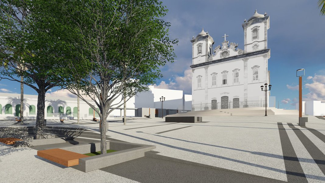 Em comemoração do aniversário de Salvador, o mês de março marcará também o início da requalificação de trechos da Cidade Baixa, como o entorno da Colina Sagrada – que inclui a Praça do Largo do Bonfim e do Largo da Baixa do Bonfim - e a criação do chamado 'Caminho da Fé'; o financiamento para execução dos dois projetos será de R$ 28 milhões, entre recursos municipais e federais, conforme acordo firmado pelo prefeito ACM Neto com a Caixa Econômica Federal, na quarta-feira (10) (Foto: Romulo Faro) Em comemoração do aniversário de Salvador, o mês de março marcará também o início da requalificação de trechos da Cidade Baixa, como o entorno da Colina Sagrada – que inclui a Praça do Largo do Bonfim e do Largo da Baixa do Bonfim - e a criação do chamado 'Caminho da Fé'; o financiamento para execução dos dois projetos será de R$ 28 milhões, entre recursos municipais e federais, conforme acordo firmado pelo prefeito ACM Neto com a Caixa Econômica Federal, na quarta-feira (10)