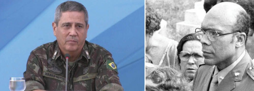 "Em 1981, um bomba foi detonada no Riocentro durante as comemorações do dia do Trabalho. O plano diabólico deu errado: o artefato explodiu no próprio carro dos responsáveis pelo crime: o capitão Wilson Machado e o sargento Guilheme do Rosário. Escolhido a dedo pelo governo para presidir o inquérito militar, o então cel. Job Lorena produziu um vexaminoso relatório, sob encomenda de seus superiores, inocentando os autores do atentado. A farsa entrou para a história do país como a mais cínica e inverossímil investigação criminal. Job se revelou, por inteiro, um vassalo do regime", diz o colunista Ricardo Bruno; "Ontem, Braga Neto mostrou diferenças. Deixou claro que não vai repetir o aviltante papel de Job Lorena de tarefeiro do regime. Não esperem dele uma farsa. Ele não se prestará a isto" (Foto: Ricardo Bruno) "Em 1981, um bomba foi detonada no Riocentro durante as comemorações do dia do Trabalho. O plano diabólico deu errado: o artefato explodiu no próprio carro dos responsáveis pelo crime: o capitão Wilson Machado e o sargento Guilheme do Rosário. Escolhido a dedo pelo governo para presidir o inquérito militar, o então cel. Job Lorena produziu um vexaminoso relatório, sob encomenda de seus superiores, inocentando os autores do atentado. A farsa entrou para a história do país como a mais cínica e inverossímil investigação criminal. Job se revelou, por inteiro, um vassalo do regime", diz o colunista Ricardo Bruno; "Ontem, Braga Neto mostrou diferenças. Deixou claro que não vai repetir o aviltante papel de Job Lorena de tarefeiro do regime. Não esperem dele uma farsa. Ele não se prestará a isto"