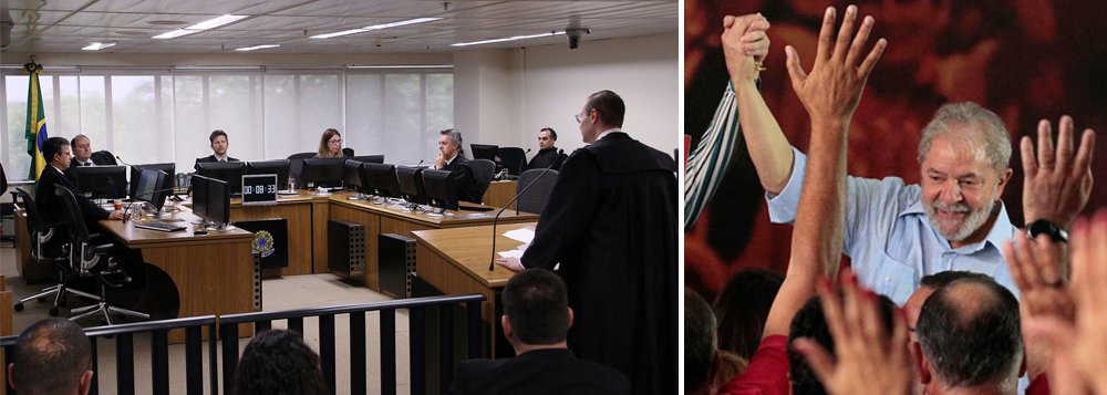 O resultado emanado de apenas três homens brancos de toga preta, que fizeram de seus postos (não eleitos) um instrumento de ativismo político e perseguição, representa o interesse dos que negam a vontade da maioria e excluem no Brasil. A condenação daquele grande líder popular fez a consciência democrática se fortalecer no seio do povo (Foto: Jandira Feghali) O resultado emanado de apenas três homens brancos de toga preta, que fizeram de seus postos (não eleitos) um instrumento de ativismo político e perseguição, representa o interesse dos que negam a vontade da maioria e excluem no Brasil. A condenação daquele grande líder popular fez a consciência democrática se fortalecer no seio do povo
