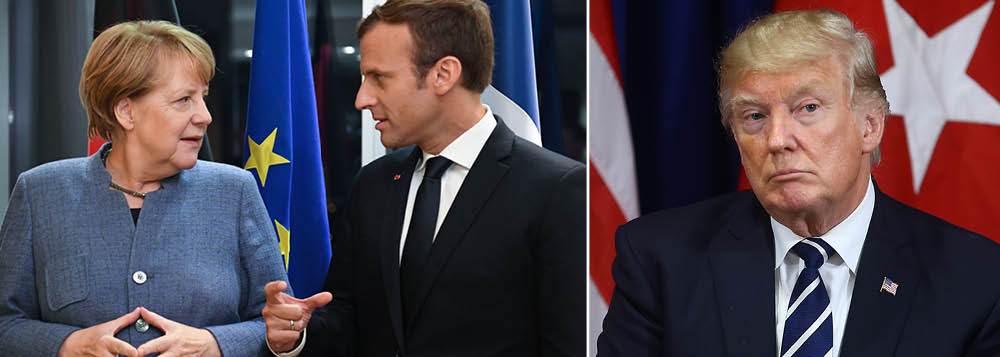 A chanceler alemã Angela Merkel considera se juntar ao presidente francês, Emmanuel Macron, no Fórum Econômico Mundial, em Davos, na próxima semana, no que pode se tornar um confronto épico de visões de mundo com o presidente norte-americano, Donald Trump (Foto: Leonardo Attuch) A chanceler alemã Angela Merkel considera se juntar ao presidente francês, Emmanuel Macron, no Fórum Econômico Mundial, em Davos, na próxima semana, no que pode se tornar um confronto épico de visões de mundo com o presidente norte-americano, Donald Trump