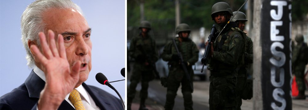 "O enredo dessa ópera–bufa não é giocoso. É trágico. Nunca retrocedemos tanto em tão pouco tempo. O Brasil está sendo destruído. Politicamente, socialmente e economicamente. De país respeitado, tornou-se um anão diplomático, sem soberania, sem pudor, que se vende por qualquer preço ao primeiro que fizer uma oferta. Pouca vergonha", diz o sociólogo e colunista do 247 Marcelo Zero; ele critica a intervenção militar no Rio, que pode ser o ensaio de uma democracia "meramente formal", sem a "substância da soberania popular"; "O impedimento de Lula pode ser só o começo de algo mais sórdido" (Foto: Marcelo Zero) "O enredo dessa ópera–bufa não é giocoso. É trágico. Nunca retrocedemos tanto em tão pouco tempo. O Brasil está sendo destruído. Politicamente, socialmente e economicamente. De país respeitado, tornou-se um anão diplomático, sem soberania, sem pudor, que se vende por qualquer preço ao primeiro que fizer uma oferta. Pouca vergonha", diz o sociólogo e colunista do 247 Marcelo Zero; ele critica a intervenção militar no Rio, que pode ser o ensaio de uma democracia "meramente formal", sem a "substância da soberania popular"; "O impedimento de Lula pode ser só o começo de algo mais sórdido"