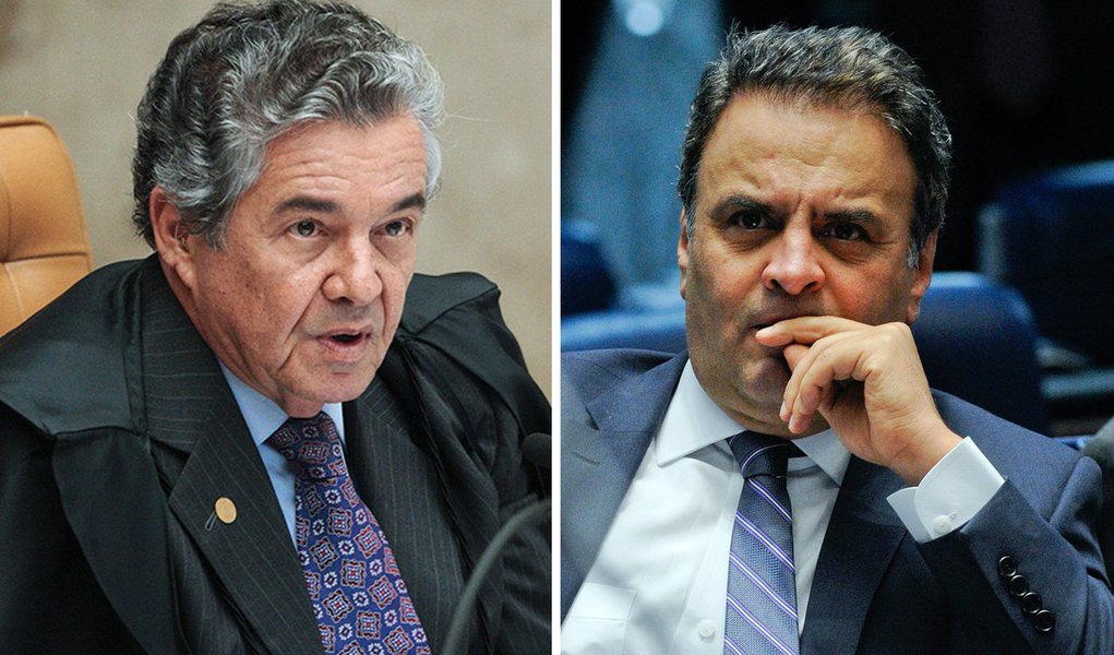 Ministro Marco Aurélio Mello, do STF, atendeu a pedido do senador Aécio Neves (PSDB-MG) para conceder prazo em dobro para resposta a denúncia oferecida pela Procuradoria-Geral da República; na denúncia, a PGR acusa Aécio, sua irmã Andrea Neves, Frederico Pacheco de Medeiros e Mendherson Souza Lima de crime de corrupção passiva, e o parlamentar também de tentar embaraçar investigação de infração penal que envolva organização criminosa; fatos dizem respeito à solicitação de R$ 2 milhões pelo senador ao empresário Joesley Batista (Foto: Aquiles Lins) Ministro Marco Aurélio Mello, do STF, atendeu a pedido do senador Aécio Neves (PSDB-MG) para conceder prazo em dobro para resposta a denúncia oferecida pela Procuradoria-Geral da República; na denúncia, a PGR acusa Aécio, sua irmã Andrea Neves, Frederico Pacheco de Medeiros e Mendherson Souza Lima de crime de corrupção passiva, e o parlamentar também de tentar embaraçar investigação de infração penal que envolva organização criminosa; fatos dizem respeito à solicitação de R$ 2 milhões pelo senador ao empresário Joesley Batista