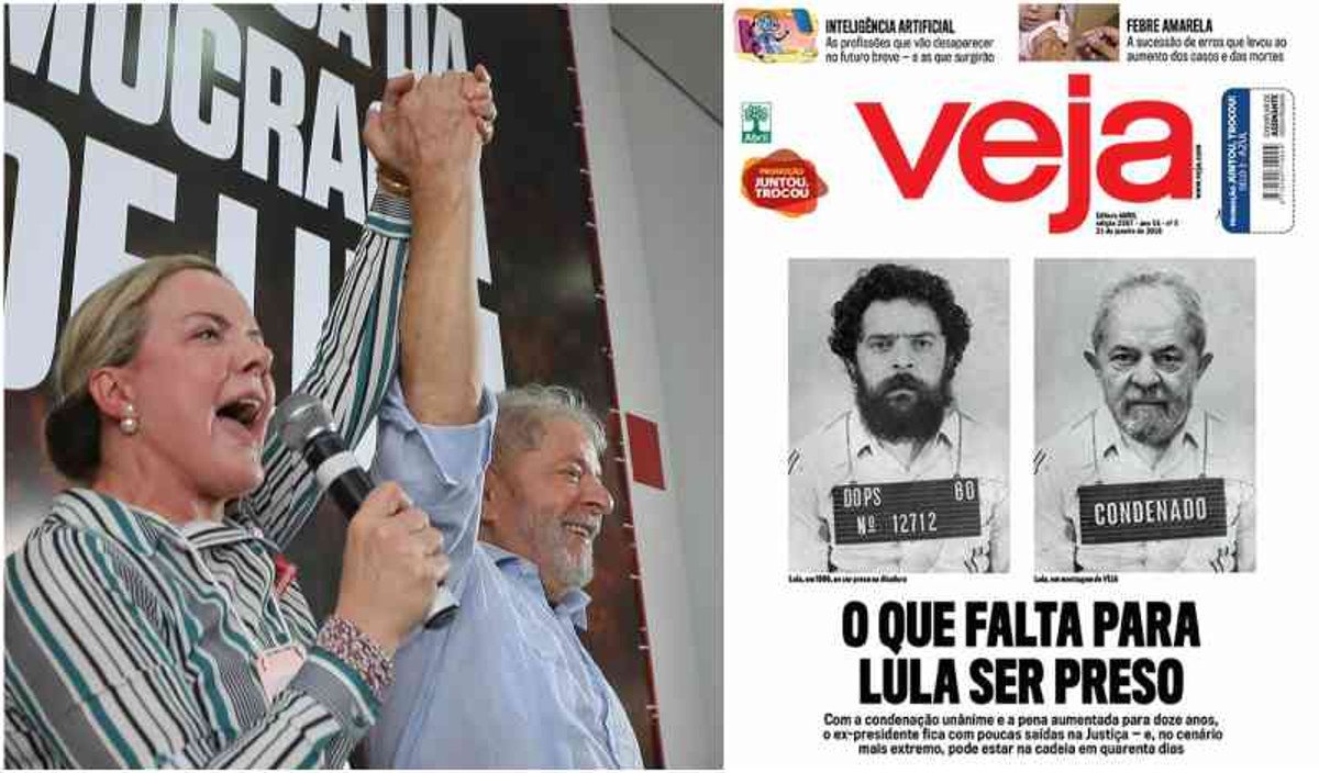 Veja vai direto ao ponto que interessa ela e aos golpistas: as consequências eleitorais da condenação e a possível prisão de Lula para tirá-lo da disputa presidencial de outubro. Sem o petista no páreo, calcula, aumentam as chances de o tucano Geraldo Alckmin chegar ao Palácio do Planalto (Foto: Esmael Morais) Veja vai direto ao ponto que interessa ela e aos golpistas: as consequências eleitorais da condenação e a possível prisão de Lula para tirá-lo da disputa presidencial de outubro. Sem o petista no páreo, calcula, aumentam as chances de o tucano Geraldo Alckmin chegar ao Palácio do Planalto