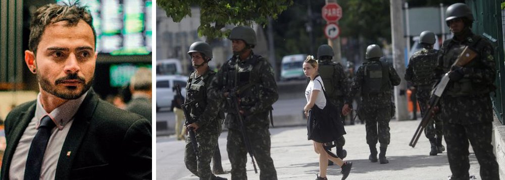 O jornalista George Marques relata que poucas horas após os deputados aprovarem decreto de intervenção na Segurança Pública do Rio de Janeiro uma comissão que discute desde 2015 um projeto de enfrentamento à violência contra jovens teve mais uma reunião suspensa na terça-feira (20) por falta de quórum; "Era necessária a presença de 14 parlamentares para que a sessão acontecesse. Mas apenas seis compareceram e 11 faltaram" (Foto: Romulo Faro) O jornalista George Marques relata que poucas horas após os deputados aprovarem decreto de intervenção na Segurança Pública do Rio de Janeiro uma comissão que discute desde 2015 um projeto de enfrentamento à violência contra jovens teve mais uma reunião suspensa na terça-feira (20) por falta de quórum; "Era necessária a presença de 14 parlamentares para que a sessão acontecesse. Mas apenas seis compareceram e 11 faltaram"