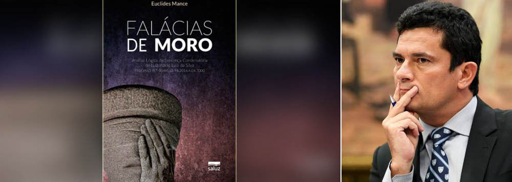 O filósofo paranaense Euclides Mance fez nesta sexta-feira (29) o pré-lançamento do livro "Falácias de Moro" e o disponibilizou para download gratuitamente; na obra, o autor faz uma análise das principais inconsistências presentes na sentença condenatória do ex-presidente Lula no caso do triplex do Guarujá; o livro mostra que os argumentos do juiz Sérgio Moro violam frequentemente as leis da lógica para obter conclusões que não podem ser validamente obtidas (Foto: Charles Nisz) O filósofo paranaense Euclides Mance fez nesta sexta-feira (29) o pré-lançamento do livro "Falácias de Moro" e o disponibilizou para download gratuitamente; na obra, o autor faz uma análise das principais inconsistências presentes na sentença condenatória do ex-presidente Lula no caso do triplex do Guarujá; o livro mostra que os argumentos do juiz Sérgio Moro violam frequentemente as leis da lógica para obter conclusões que não podem ser validamente obtidas