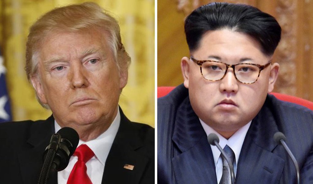 O presidente dos Estados Unidos, Donald Trump, disse no sábado que estaria disposto a conversar por telefone com o líder norte-coreano, Kim Jong Un; respondendo perguntas de jornalistas no retiro presidencial em Camp David, Maryland, Trump expressou disposição em conversar com Kim, mas não sem condições prévias; "Absolutamente, eu faria isso. Não tenho nenhum problema com isso", disse Trump (Foto: Romulo Faro) O presidente dos Estados Unidos, Donald Trump, disse no sábado que estaria disposto a conversar por telefone com o líder norte-coreano, Kim Jong Un; respondendo perguntas de jornalistas no retiro presidencial em Camp David, Maryland, Trump expressou disposição em conversar com Kim, mas não sem condições prévias; "Absolutamente, eu faria isso. Não tenho nenhum problema com isso", disse Trump