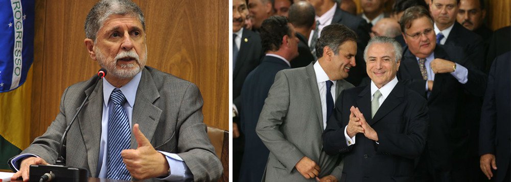 O ex-chanceler Celso Amorim criticou a insignificância que o Brasil assumiu perante o mundo na diplomacia desde que o governo de Michel Temer foi instalado, por meio de um golpe parlamentar; para amorim, que já considerado o melhor chanceler do mundo, o Brasil desperdiça a chance de ser uma liderança cultural e intelectual nas Américas ocupando um vácuo deixado pelo EUA, cuja política de Donald Trump é não se envolver em questões estrangeiras; "A voz internacional do Brasil hoje em dia é pouco mais que uma coisa esganiçada, não dá para ouvir", disse o ex-ministro (Foto: Aquiles Lins) O ex-chanceler Celso Amorim criticou a insignificância que o Brasil assumiu perante o mundo na diplomacia desde que o governo de Michel Temer foi instalado, por meio de um golpe parlamentar; para amorim, que já considerado o melhor chanceler do mundo, o Brasil desperdiça a chance de ser uma liderança cultural e intelectual nas Américas ocupando um vácuo deixado pelo EUA, cuja política de Donald Trump é não se envolver em questões estrangeiras; "A voz internacional do Brasil hoje em dia é pouco mais que uma coisa esganiçada, não dá para ouvir", disse o ex-ministro