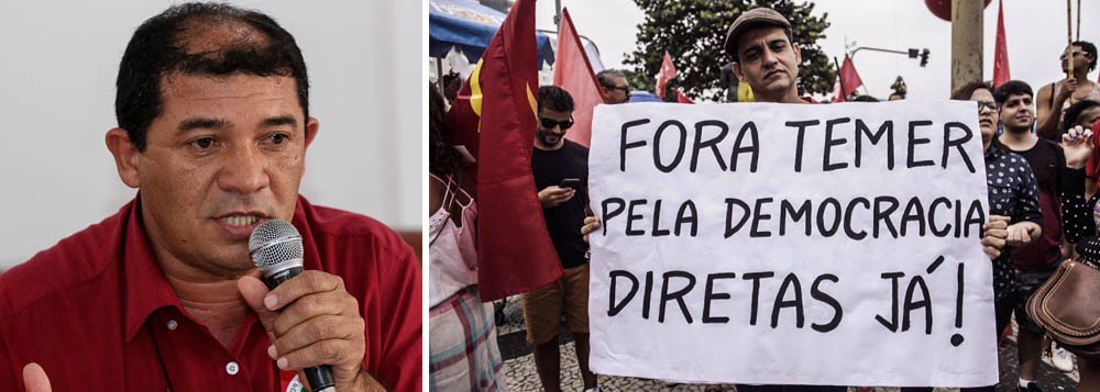 Coordenador da CMP (Central de Movimentos Populares) e membro da coordenação nacional da FBP (Frente Brasil Popular), que congrega 85 entidades de movimentos sindicais, sociais e populares, Raimundo Bonfim afirma em artigo especial para o Viomundo que o desafio dos movimentos sindicais, sociais e populares que compõem a Frente Brasil Popular para 2018 é aumentar as mobilizações com o objetivo de restabelecer a democracia e a soberania, bem como barrar a reforma da previdência (Foto: Gisele Federicce) Coordenador da CMP (Central de Movimentos Populares) e membro da coordenação nacional da FBP (Frente Brasil Popular), que congrega 85 entidades de movimentos sindicais, sociais e populares, Raimundo Bonfim afirma em artigo especial para o Viomundo que o desafio dos movimentos sindicais, sociais e populares que compõem a Frente Brasil Popular para 2018 é aumentar as mobilizações com o objetivo de restabelecer a democracia e a soberania, bem como barrar a reforma da previdência