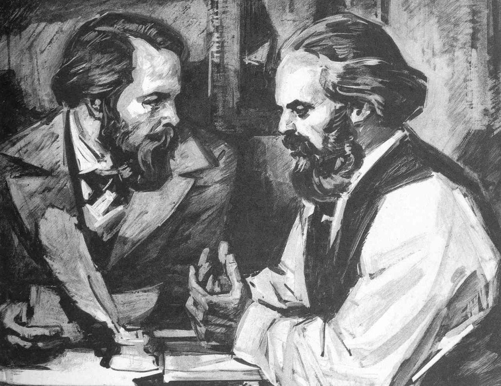 Marx e Engels, desde que iniciaram sua atividade revolucionária, trabalharam para dotar a classe operária de ferramentas políticas e ideológicas, em luta por sua emancipação social (Foto: José Reinaldo Carvalho) Marx e Engels, desde que iniciaram sua atividade revolucionária, trabalharam para dotar a classe operária de ferramentas políticas e ideológicas, em luta por sua emancipação social