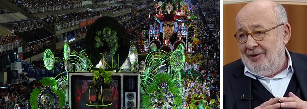 Jornalista reproduz uma declaração do ator Diogo Vilella, que para Ricardo Kostcho "deu a melhor definição do Carnaval de 2018 aos historiadores do futuro", enquanto participava da festa no Copacabana Palace; Kotscho questiona: "Quem tem esta resposta?" (Foto: Gisele Federicce) Jornalista reproduz uma declaração do ator Diogo Vilella, que para Ricardo Kostcho "deu a melhor definição do Carnaval de 2018 aos historiadores do futuro", enquanto participava da festa no Copacabana Palace; Kotscho questiona: "Quem tem esta resposta?"