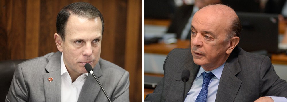 O anúncio do senador José Serra (PSDB-SP) de não disputar a eleição deste ano abre espaço para o seu correligionário e prefeito de São Paulo, João Doria, entrar na briga para concorrer ao governo estadual, mesmo contra o vice-governador Márcio França (PSB); para se viabilizar candidato, Doria precisa dialogar com possíveis adversários tucanos: o secretário de Desenvolvimento Social de São Paulo, Floriano Pesaro, o ex-senador José Aníbal, e o cientista político Luiz Felipe d’Ávila (Foto: Leonardo Lucena) O anúncio do senador José Serra (PSDB-SP) de não disputar a eleição deste ano abre espaço para o seu correligionário e prefeito de São Paulo, João Doria, entrar na briga para concorrer ao governo estadual, mesmo contra o vice-governador Márcio França (PSB); para se viabilizar candidato, Doria precisa dialogar com possíveis adversários tucanos: o secretário de Desenvolvimento Social de São Paulo, Floriano Pesaro, o ex-senador José Aníbal, e o cientista político Luiz Felipe d’Ávila