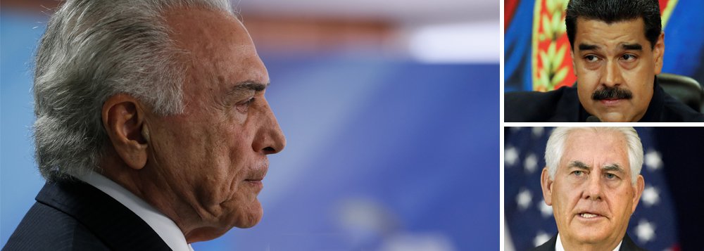 "Mas o grande mistério é: por que o Dinossauro Rex não veio ao Brasil conchavar Temer, que expulsou a Venezuela da OEA e teria todo interesse em arrancar Maduro do poder, além de ter experiência em golpes? Por que preferiu conspirar com a Argentina que fica muito mais distante do alvo e tem muito menos infraestrutura? Por que não passou em Brasília só para dar um alô?", questiona o colunista Alex Solnik sobre a visita do secretário de Estado americano, Rex Tillerman, à América Latina; "Talvez por desconfiar que Temer é um governo em extinção. Tal como um dia se deu com os dinossauros" (Foto: Alex Solnik) "Mas o grande mistério é: por que o Dinossauro Rex não veio ao Brasil conchavar Temer, que expulsou a Venezuela da OEA e teria todo interesse em arrancar Maduro do poder, além de ter experiência em golpes? Por que preferiu conspirar com a Argentina que fica muito mais distante do alvo e tem muito menos infraestrutura? Por que não passou em Brasília só para dar um alô?", questiona o colunista Alex Solnik sobre a visita do secretário de Estado americano, Rex Tillerman, à América Latina; "Talvez por desconfiar que Temer é um governo em extinção. Tal como um dia se deu com os dinossauros"