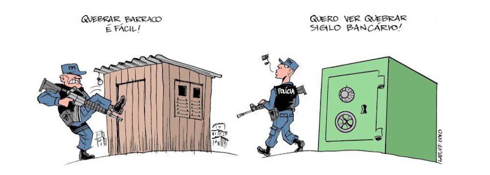 Chargista Carlos Latuff criticou a intervenção militar na Segurança Pública do Rio de Janeiro. Segundo ele, medidas semelhantes anteriores, esta também não vai adiantar; "Mandaram Exército e Marinha reprimir o tráfico nas favelas. Não adiantou. Instalaram UPP em favelas para reprimir o tráfico. Não adiantou. Temer autoriza intervenção das forças armadas no Rio. Não vai adiantar! Quem pede Intervenção Militar precisa é de intervenção psiquiátrica!", escreveu Latuff em sua página no Twitter, ao compartilhar charge sobre o assunto (Foto: Aquiles Lins) Chargista Carlos Latuff criticou a intervenção militar na Segurança Pública do Rio de Janeiro. Segundo ele, medidas semelhantes anteriores, esta também não vai adiantar; "Mandaram Exército e Marinha reprimir o tráfico nas favelas. Não adiantou. Instalaram UPP em favelas para reprimir o tráfico. Não adiantou. Temer autoriza intervenção das forças armadas no Rio. Não vai adiantar! Quem pede Intervenção Militar precisa é de intervenção psiquiátrica!", escreveu Latuff em sua página no Twitter, ao compartilhar charge sobre o assunto
