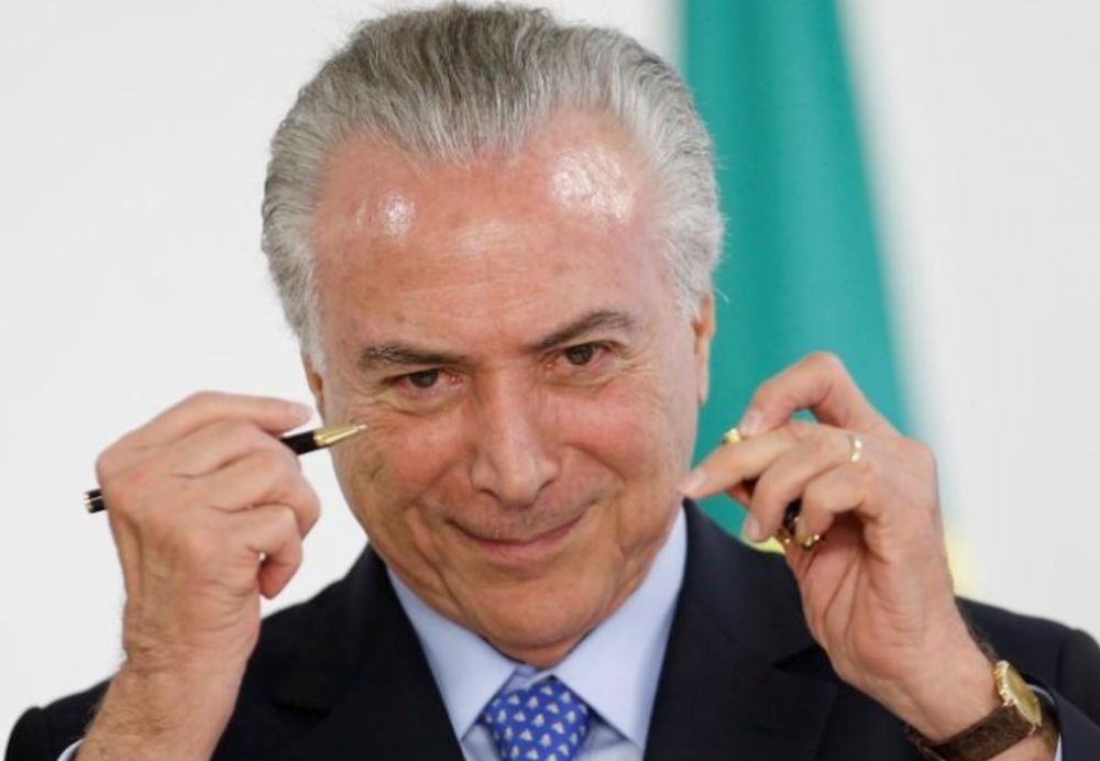 Presidente Michel Temer durante cerimônia no Palácio do Planalto em Brasília, Distrito Federal 6/12/2017 REUTERS/Adriano Machado (Foto: Marcio Pochmann) Presidente Michel Temer durante cerimônia no Palácio do Planalto em Brasília, Distrito Federal 6/12/2017 REUTERS/Adriano Machado