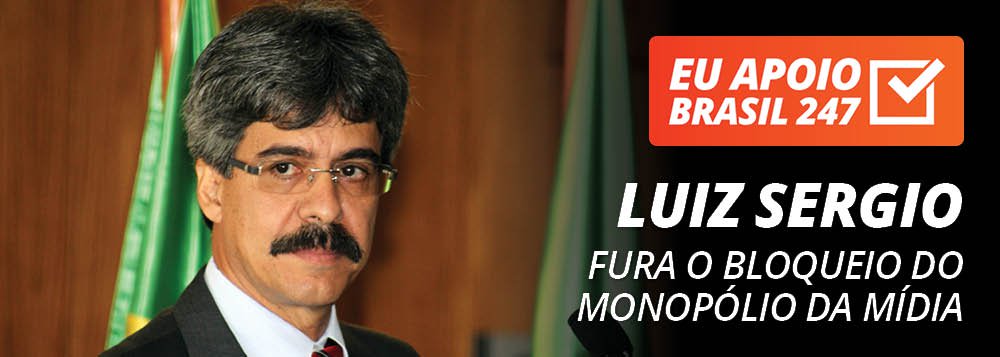 O deputado federal Luiz Sergio (PT-RJ) apoia a campanha de assinaturas solidárias do 247. O apoio à mídia alternativa, diz ele, é uma forma de "furar o bloqueio" do monopólio da mídia, do qual Lula é o maior símbolo de opressão; "Divulgue, assine, participe, curta sua página, assim você vai estar dando a sua colaboração para que nós possamos caminhar na linha de que pretendemos de democratizar a mídia no Brasil", diz ele; assista ao seu vídeo de apoio (Foto: Gisele Federicce) O deputado federal Luiz Sergio (PT-RJ) apoia a campanha de assinaturas solidárias do 247. O apoio à mídia alternativa, diz ele, é uma forma de "furar o bloqueio" do monopólio da mídia, do qual Lula é o maior símbolo de opressão; "Divulgue, assine, participe, curta sua página, assim você vai estar dando a sua colaboração para que nós possamos caminhar na linha de que pretendemos de democratizar a mídia no Brasil", diz ele; assista ao seu vídeo de apoio
