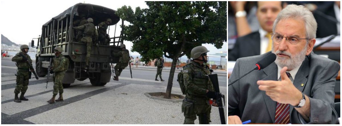 A bancada do PSOL na Câmara protocolou nesta segunda-feira 19 um mandado de segurança no STF para tentar impedir a votação do decreto de intervenção federal no Rio de Janeiro, marcada para a sessão das 19h na Câmara; o partido argumenta que os Conselhos da República e de Defesa Nacional não foram consultados previamente, como manda a Constituição, e alega "falta de justificativa" do decreto; para o deputado Ivan Valente (PSOL-SP), líder na Câmara, que assina o mandado, se o governo conseguir os mandados coletivos de prisão e busca, "estará caracterizado estado de exceção"
(Foto: Leonardo Lucena)
A bancada do PSOL na Câmara protocolou nesta segunda-feira 19 um mandado de segurança no STF para tentar impedir a votação do decreto de intervenção federal no Rio de Janeiro, marcada para a sessão das 19h na Câmara; o partido argumenta que os Conselhos da República e de Defesa Nacional não foram consultados previamente, como manda a Constituição, e alega "falta de justificativa" do decreto; para o deputado Ivan Valente (PSOL-SP), líder na Câmara, que assina o mandado, se o governo conseguir os mandados coletivos de prisão e busca, "estará caracterizado estado de exceção"