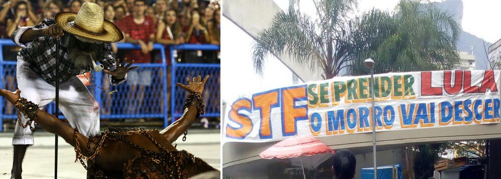 Entre os destaques deste carnaval, para Mauro Lopes, estão o desfile da Paraíso do Tuiuti e a faixa na entrada da Rocinha com os dizeres: "STF se prender o Lula o morro vai descer" (Foto: Gisele Federicce) Entre os destaques deste carnaval, para Mauro Lopes, estão o desfile da Paraíso do Tuiuti e a faixa na entrada da Rocinha com os dizeres: "STF se prender o Lula o morro vai descer"