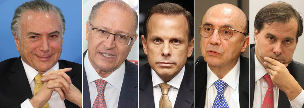 Governante mais impopular do mundo, Michel Temer se converteu também numa âncora para qualquer candidato que defenda seu legado ou peça seu apoio na disputa presidencial de 2018; pesquisa Ibope revela que 90% dos brasileiros não pretendem votar em qualquer candidato ligado a Temer – seja ele Geraldo Alckmin, Henrique Meirelles, Rodrigo Maia ou João Doria; ou seja: Temer se converteu no beijo da morte (Foto: Leonardo Attuch) Governante mais impopular do mundo, Michel Temer se converteu também numa âncora para qualquer candidato que defenda seu legado ou peça seu apoio na disputa presidencial de 2018; pesquisa Ibope revela que 90% dos brasileiros não pretendem votar em qualquer candidato ligado a Temer – seja ele Geraldo Alckmin, Henrique Meirelles, Rodrigo Maia ou João Doria; ou seja: Temer se converteu no beijo da morte