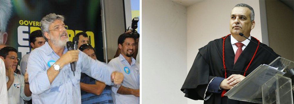 Atual prefeito de Traipu, o ex-procurador-geral de Justiça de Alagoas, Eduardo Tavares, divulgou nota com críticas ao atual chefe do MPE, Alfredo Gaspar de Mendonça, - especulado para disputar o Senado -, por ter sido incluído numa pesquisa sem consulta prévia e excluído sem que fosse dada, também, qualquer justificativa; segundo Tavares, a pesquisa foi somente criada para Gaspar de Mendonça, mas ele é inelegível “vez que é membro do Ministério Público, mas, diferentemente da minha pessoa, ingressou na instituição depois da promulgação da Constituição Federal de 1988. Absolutamente inelegível!" (Foto: Voney Malta) Atual prefeito de Traipu, o ex-procurador-geral de Justiça de Alagoas, Eduardo Tavares, divulgou nota com críticas ao atual chefe do MPE, Alfredo Gaspar de Mendonça, - especulado para disputar o Senado -, por ter sido incluído numa pesquisa sem consulta prévia e excluído sem que fosse dada, também, qualquer justificativa; segundo Tavares, a pesquisa foi somente criada para Gaspar de Mendonça, mas ele é inelegível “vez que é membro do Ministério Público, mas, diferentemente da minha pessoa, ingressou na instituição depois da promulgação da Constituição Federal de 1988. Absolutamente inelegível!"