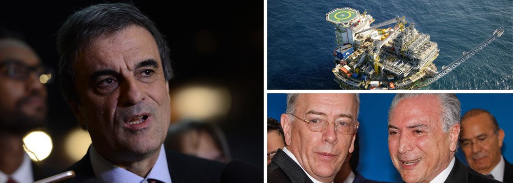 Ministro da Justiça do governo legítimo da presidente Dilma Rousseff, José Eduardo Cardozo avalia que a decisão tomada por Pedro Parente, colocado por um golpe como presidente da Petrobras, de pagar R$ 10 bilhões a investidores dos Estados Unidos antes de qualquer decisão judicial contra a estatal é "atípica e preocupante"; ele cobra ainda uma ação efetiva do Ministério Público e lembra que o governo de Michel Temer, já denunciado como corrupto e chefe de quadrilha pela própria PGR, não inspira nenhuma confiança (Foto: Leonardo Attuch) Ministro da Justiça do governo legítimo da presidente Dilma Rousseff, José Eduardo Cardozo avalia que a decisão tomada por Pedro Parente, colocado por um golpe como presidente da Petrobras, de pagar R$ 10 bilhões a investidores dos Estados Unidos antes de qualquer decisão judicial contra a estatal é "atípica e preocupante"; ele cobra ainda uma ação efetiva do Ministério Público e lembra que o governo de Michel Temer, já denunciado como corrupto e chefe de quadrilha pela própria PGR, não inspira nenhuma confiança