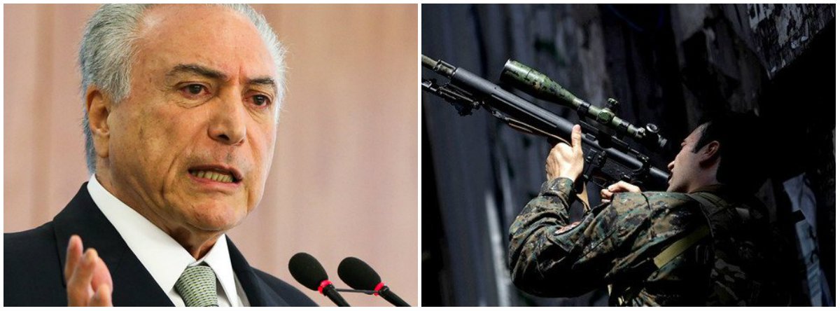 Segundo o Conselho Nacional de Direitos Humanos, a intervenção na segurança do Rio "aprofunda a ruptura com a institucionalidade democrática do país, com o estado de exceção, e traz graves ameaças à estabilidade democrática e, consequentemente, aos direitos humanos"; "As violações de direitos humanos serão ainda mais agravadas pela possibilidade de impunidade resultante da Lei n° 13.491/2017, que define a Justiça Militar da União como o foro competente para julgar os membros das Forças Armadas que cometerem crimes dolosos contra a vida de civis" (Foto: Leonardo Lucena) Segundo o Conselho Nacional de Direitos Humanos, a intervenção na segurança do Rio "aprofunda a ruptura com a institucionalidade democrática do país, com o estado de exceção, e traz graves ameaças à estabilidade democrática e, consequentemente, aos direitos humanos"; "As violações de direitos humanos serão ainda mais agravadas pela possibilidade de impunidade resultante da Lei n° 13.491/2017, que define a Justiça Militar da União como o foro competente para julgar os membros das Forças Armadas que cometerem crimes dolosos contra a vida de civis"