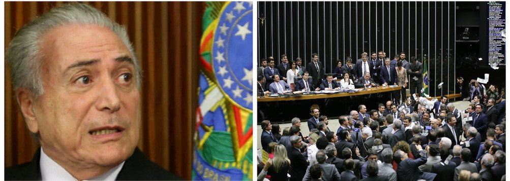 Sem apoio suficiente para garantir a aprovação da reforma da Previdência, Michel Temer decidiu usar novamente a máquina pública em troca de votos; ele condiciou a reforma ministerial, que pode mexer em 17 ministérios, aos votos dos partidos aliados na aprovação, até dezembro, da retirada de direitos dos trabalhadores; por se tratar de uma emenda constitucional, o texto terá de ser aprovado – em duas votações – por, pelo menos, 308 deputados.
(Foto: Aquiles Lins) Sem apoio suficiente para garantir a aprovação da reforma da Previdência, Michel Temer decidiu usar novamente a máquina pública em troca de votos; ele condiciou a reforma ministerial, que pode mexer em 17 ministérios, aos votos dos partidos aliados na aprovação, até dezembro, da retirada de direitos dos trabalhadores; por se tratar de uma emenda constitucional, o texto terá de ser aprovado – em duas votações – por, pelo menos, 308 deputados.