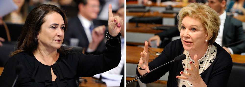 "Em se tratando de senadoras do PMDB, é difícil não comparar a trajetória de Kátia - que apesar da origem de classe e do pendor conservador, não hesitou em defender a democracia e os direitos fundamentais – com a de Marta Suplicy", diz a colunista do 247 Tereza Cruvinel; "A senadora paulista, que fez sua carreira à sombra do PT nos áureos tempos, sustentando bandeiras políticas e comportamentais progressistas, fez um giro brusco para a direita, apoiou o golpe contra uma presidente eleita e vem endossando os retrocessos do governo Temer. Sua sabujice choca os antigos admiradores da mulher e da política de vanguarda que ela foi" (Foto: Tereza Cruvinel) "Em se tratando de senadoras do PMDB, é difícil não comparar a trajetória de Kátia - que apesar da origem de classe e do pendor conservador, não hesitou em defender a democracia e os direitos fundamentais – com a de Marta Suplicy", diz a colunista do 247 Tereza Cruvinel; "A senadora paulista, que fez sua carreira à sombra do PT nos áureos tempos, sustentando bandeiras políticas e comportamentais progressistas, fez um giro brusco para a direita, apoiou o golpe contra uma presidente eleita e vem endossando os retrocessos do governo Temer. Sua sabujice choca os antigos admiradores da mulher e da política de vanguarda que ela foi"
