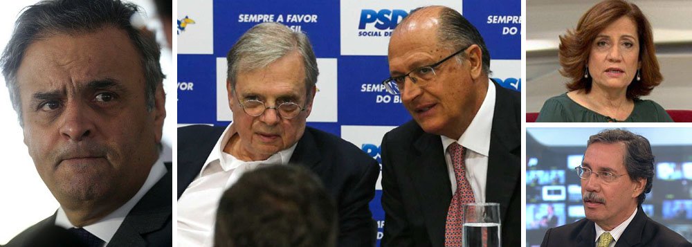 O senador Aécio Neves (PSDB-MG) conseguiu uma proeza; depois de liderar, em 2016, um golpe que destruiu a democracia brasileira e permitiu que uma quadrilha se instalasse no poder, ele conseguiu agora implodir seu próprio partido; ao destituir o senador Tasso Jereissati (PSDB-CE), Aécio revoltou o governador Geraldo Alckmin e fez até com que a Globo, tradicional fiadora do PSDB, abandonasse o barco; para Miriam Leitão, a impunidade subiu à cabeça de Aécio e Merval Pereira diz que o político mineiro atirou seu partido no precipício (Foto: Felipe L. Goncalves) O senador Aécio Neves (PSDB-MG) conseguiu uma proeza; depois de liderar, em 2016, um golpe que destruiu a democracia brasileira e permitiu que uma quadrilha se instalasse no poder, ele conseguiu agora implodir seu próprio partido; ao destituir o senador Tasso Jereissati (PSDB-CE), Aécio revoltou o governador Geraldo Alckmin e fez até com que a Globo, tradicional fiadora do PSDB, abandonasse o barco; para Miriam Leitão, a impunidade subiu à cabeça de Aécio e Merval Pereira diz que o político mineiro atirou seu partido no precipício