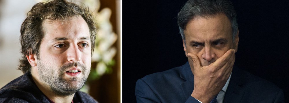 O escritor e humorista Gregório Duvivier ironizou a decisão desta noite em que o Senado derrubou o afastamento do senador Aécio Neves (PSDB) do cargo determinado pela 1ª Turma do Supremo Tribunal Federal; para Duvivier, não tem qualquer valor a fartura de provas contra o senador tucano. "Aecio Neves provando que falar em matar primo, pedir 2 milhões de propina e ter em casa documentos escritos CX2 te imuniza. Já as pedaladas…", disse o humorista em sua página no Twitter (Foto: Aquiles Lins) O escritor e humorista Gregório Duvivier ironizou a decisão desta noite em que o Senado derrubou o afastamento do senador Aécio Neves (PSDB) do cargo determinado pela 1ª Turma do Supremo Tribunal Federal; para Duvivier, não tem qualquer valor a fartura de provas contra o senador tucano. "Aecio Neves provando que falar em matar primo, pedir 2 milhões de propina e ter em casa documentos escritos CX2 te imuniza. Já as pedaladas…", disse o humorista em sua página no Twitter