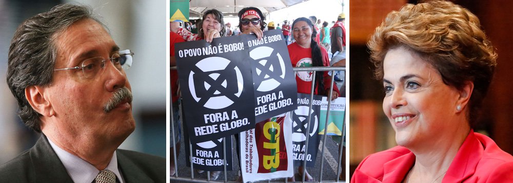 No dia 13 de maio deste ano, um ano após o golpe de 2016, o jornalista Merval Pereira, colunista do Globo, pediu a prisão da presidente deposta Dilma Rousseff, a partir de uma delação sem provas de Mônica Moura, mulher do publicitário João Santana; à época, Dilma reagiu duramente e demonstrou como a Globo tenta passar por cima do Poder Judiciário para promover linchamentos de adversários; "A cobertura das Organizações Globo, defendendo o justiçamento de adversários políticos, quer substituir o Judiciário – e todas as demais instâncias operadoras do Direito – pelo escândalo midiático. Julgam e condenam", disse ela; agora, com a Globo delatada no escândalo das propinas do futebol, Merval se mantém calado (Foto: Leonardo Attuch) No dia 13 de maio deste ano, um ano após o golpe de 2016, o jornalista Merval Pereira, colunista do Globo, pediu a prisão da presidente deposta Dilma Rousseff, a partir de uma delação sem provas de Mônica Moura, mulher do publicitário João Santana; à época, Dilma reagiu duramente e demonstrou como a Globo tenta passar por cima do Poder Judiciário para promover linchamentos de adversários; "A cobertura das Organizações Globo, defendendo o justiçamento de adversários políticos, quer substituir o Judiciário – e todas as demais instâncias operadoras do Direito – pelo escândalo midiático. Julgam e condenam", disse ela; agora, com a Globo delatada no escândalo das propinas do futebol, Merval se mantém calado