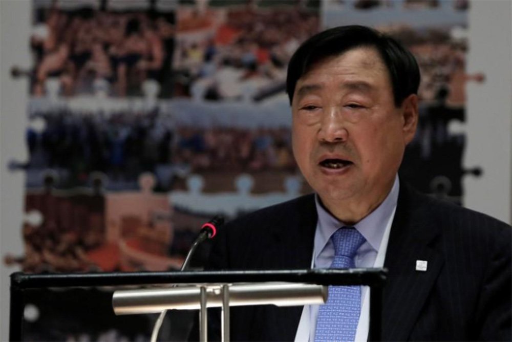 Os organizadores da Olimpíada de Inverno de Pyeongchang de 2018 finalizaram a construção de todas as instalações de competição e outros fins, disse o chefe dos Jogos, Lee Hee-beom, nesta segunda-feira (23) antes do início do percurso da tocha olímpica; após se atrasar nos primeiros anos de preparativos, a cidade coreana conseguiu finalizar as instalações dentro do prazo; porém, apenas um terço dos ingressos dos Jogos Olímpicos deInverno foram vendidos, por conta das tensões na península coreana (Foto: Charles Nisz) Os organizadores da Olimpíada de Inverno de Pyeongchang de 2018 finalizaram a construção de todas as instalações de competição e outros fins, disse o chefe dos Jogos, Lee Hee-beom, nesta segunda-feira (23) antes do início do percurso da tocha olímpica; após se atrasar nos primeiros anos de preparativos, a cidade coreana conseguiu finalizar as instalações dentro do prazo; porém, apenas um terço dos ingressos dos Jogos Olímpicos deInverno foram vendidos, por conta das tensões na península coreana