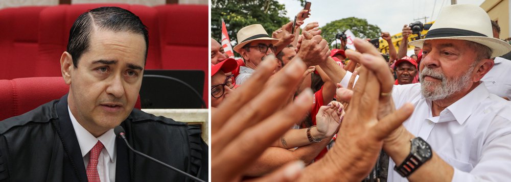 O presidente do Tribunal Regional Federal da 4ª Região, Carlos Eduardo Thompson Flores Lenz, afirmou na noite dessa sexta-feira 10 que a corte julgará o recurso contra condenação do ex-presidente Lula até agosto, isto é, em tempo hábil para que a candidatura de Lula à Presidência da República seja impedida; "Minha expectativa inicial é que até agosto do ano próximo o Tribunal já estaria em condições de julgar este processo", afirmou; magistrado, que já declarou que a sentença do juiz Sérgio Moro é "irrepreensível" e "entrará para a história", sinalizou que o tribunal fará de tudo para impedir um candidato que já se aproxima de 40% dos votos, excluindo o nome mais forte do campo popular da disputa; "É um interesse da própria nação e dos réus envolvidos" (Foto: Aquiles Lins) O presidente do Tribunal Regional Federal da 4ª Região, Carlos Eduardo Thompson Flores Lenz, afirmou na noite dessa sexta-feira 10 que a corte julgará o recurso contra condenação do ex-presidente Lula até agosto, isto é, em tempo hábil para que a candidatura de Lula à Presidência da República seja impedida; "Minha expectativa inicial é que até agosto do ano próximo o Tribunal já estaria em condições de julgar este processo", afirmou; magistrado, que já declarou que a sentença do juiz Sérgio Moro é "irrepreensível" e "entrará para a história", sinalizou que o tribunal fará de tudo para impedir um candidato que já se aproxima de 40% dos votos, excluindo o nome mais forte do campo popular da disputa; "É um interesse da própria nação e dos réus envolvidos"