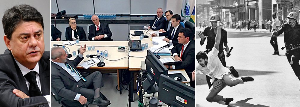 Deputado federal Wadih Damous (PT-RJ) comparou neste sábado, 23, a operação Lava Jato ao DOI-Codi, o órgão de inteligência e repressão da ditadura militar de 1964; "O traço fundamental em comum é que são dois territórios de exceção, onde a lei não impera, onde a Constituição não impera e onde não há direitos e garantias fundamentais", afirmou Damous em vídeo; "A Lava Jato, para ser igual ao DOI-Codi, não precisa ter pau-de-arara, nem choque elétrico. Basta que ela não respeite a lei como de fato não respeita. A defesa não é ouvida, é hostilizada, o juiz é claramente parcial, não tem qualquer isenção, e nisso a Lava Jato e o DOI-Codi são iguaizinhos. Num território onde não há lei, Constituição, direitos e garantias fundamentais, tudo é permitido", afirmou (Foto: Aquiles Lins) Deputado federal Wadih Damous (PT-RJ) comparou neste sábado, 23, a operação Lava Jato ao DOI-Codi, o órgão de inteligência e repressão da ditadura militar de 1964; "O traço fundamental em comum é que são dois territórios de exceção, onde a lei não impera, onde a Constituição não impera e onde não há direitos e garantias fundamentais", afirmou Damous em vídeo; "A Lava Jato, para ser igual ao DOI-Codi, não precisa ter pau-de-arara, nem choque elétrico. Basta que ela não respeite a lei como de fato não respeita. A defesa não é ouvida, é hostilizada, o juiz é claramente parcial, não tem qualquer isenção, e nisso a Lava Jato e o DOI-Codi são iguaizinhos. Num território onde não há lei, Constituição, direitos e garantias fundamentais, tudo é permitido", afirmou