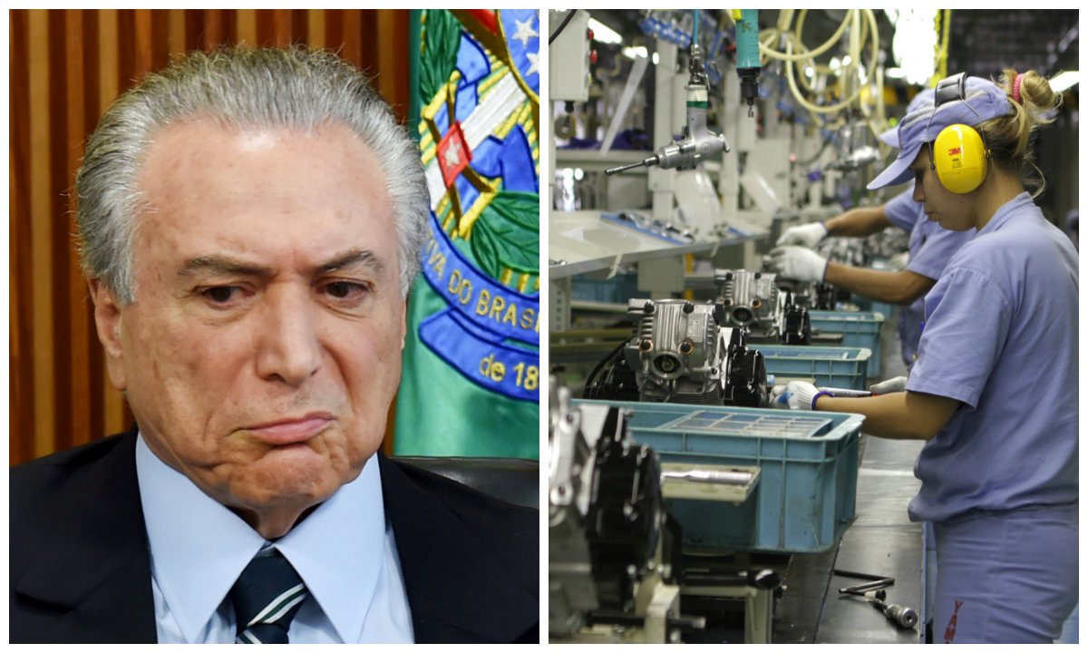 Michel Temer, indústria, atividade industrial (Foto: Marcio Pochmann) Michel Temer, indústria, atividade industrial