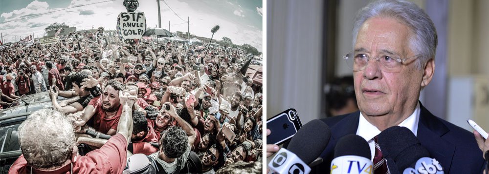 "O ex-presidente Fernando Henrique Cardoso, depois de permanecer algum tempo submerso para distanciar-se do seu pupilo Aécio Neves que enfrenta problemas com a Justiça, reapareceu expondo toda a sua enorme dor-de-cotovelo com a liderança de Lula que, apesar do massacre midiático e da perseguição da Lava-Jato, cresce na preferência do eleitorado para voltar à Presidência da República em 2018, conforme atestam as pesquisas de intenção de votos", diz o colunista Ribamar Fonseca; "FHC debocha da inteligência do povo, que sabe exatamente o que ele fez e, também, o que Lula fez, o que facilita a comparação. O povo, afinal, sabe que Lula não tem fazenda, nem apartamentos em Paris, Nova York e na capital paulista" (Foto: Ribamar Fonseca) "O ex-presidente Fernando Henrique Cardoso, depois de permanecer algum tempo submerso para distanciar-se do seu pupilo Aécio Neves que enfrenta problemas com a Justiça, reapareceu expondo toda a sua enorme dor-de-cotovelo com a liderança de Lula que, apesar do massacre midiático e da perseguição da Lava-Jato, cresce na preferência do eleitorado para voltar à Presidência da República em 2018, conforme atestam as pesquisas de intenção de votos", diz o colunista Ribamar Fonseca; "FHC debocha da inteligência do povo, que sabe exatamente o que ele fez e, também, o que Lula fez, o que facilita a comparação. O povo, afinal, sabe que Lula não tem fazenda, nem apartamentos em Paris, Nova York e na capital paulista"