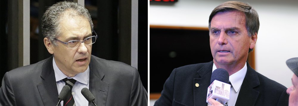 As bancadas do PT na Câmara e no Senado, juntamente com movimentos sociais, celebram a condenação do deputado Jair Bolsonaro (PSC-RJ) por danos morais contra comunidades quilombolas por falas racistas em palestra no clube Hebraica, no Rio de Janeiro; Carlos Zarattini, líder da bancada do PT na Câmara, lembra que a condenação é fruto de uma ação encaminhada em abril de 2017 pelas duas bancadas petistas e por movimentos sociais à Procuradoria-Geral da República; para Zarattini, "o Brasil vive um momento de grave intolerância e ascensão do autoritarismo. Temos que barrar o avanço do ódio e da intolerância" (Foto: Charles Nisz) As bancadas do PT na Câmara e no Senado, juntamente com movimentos sociais, celebram a condenação do deputado Jair Bolsonaro (PSC-RJ) por danos morais contra comunidades quilombolas por falas racistas em palestra no clube Hebraica, no Rio de Janeiro; Carlos Zarattini, líder da bancada do PT na Câmara, lembra que a condenação é fruto de uma ação encaminhada em abril de 2017 pelas duas bancadas petistas e por movimentos sociais à Procuradoria-Geral da República; para Zarattini, "o Brasil vive um momento de grave intolerância e ascensão do autoritarismo. Temos que barrar o avanço do ódio e da intolerância"