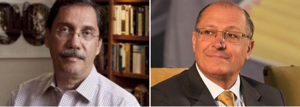 "Agora que se concretizou o pedido de abertura de inquérito ao STJ, Alckmin terá que correr contra o tempo para que a decisão não interfira na disposição de disputar a presidência. O governador de São Paulo, embora tenha um cacife eleitoral respeitável, passará a ser mais um envolvido em denúncias", afirma o colunista do Globo (Foto: Gisele Federicce) "Agora que se concretizou o pedido de abertura de inquérito ao STJ, Alckmin terá que correr contra o tempo para que a decisão não interfira na disposição de disputar a presidência. O governador de São Paulo, embora tenha um cacife eleitoral respeitável, passará a ser mais um envolvido em denúncias", afirma o colunista do Globo