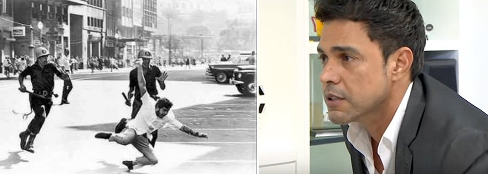 Numa entrevista à jornalista Leda Nagle, o sertanejo Zezé di Camargo defendeu a volta dos militares ao poder, mesmo depois de ser alertado sobre as mortes, torturas e desaparecimentos políticos; "Mas não chegou a ser tão sangrenta, tão violenta, como a gente vive até hoje, no mundo de hoje", disse ele; confira o vídeo (Foto: Leonardo Attuch) Numa entrevista à jornalista Leda Nagle, o sertanejo Zezé di Camargo defendeu a volta dos militares ao poder, mesmo depois de ser alertado sobre as mortes, torturas e desaparecimentos políticos; "Mas não chegou a ser tão sangrenta, tão violenta, como a gente vive até hoje, no mundo de hoje", disse ele; confira o vídeo
