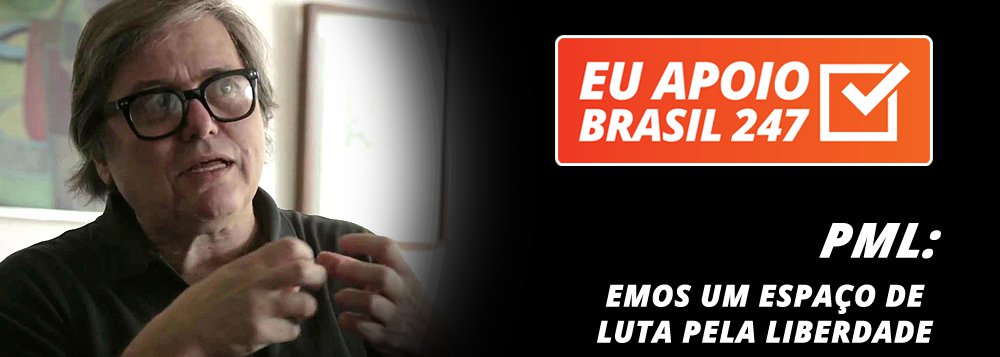 O jornalista Paulo Moreira Leite, colunista do 247 e um dos mais experientes profissionais da imprensa brasileira, apoia a campanha de assinaturas solidárias do 247; no vídeo, ele diz se orgulhar de atuar num espaço democrático e de defesa da liberdade e dos direitos dos trabalhadores (Foto: Leonardo Attuch) O jornalista Paulo Moreira Leite, colunista do 247 e um dos mais experientes profissionais da imprensa brasileira, apoia a campanha de assinaturas solidárias do 247; no vídeo, ele diz se orgulhar de atuar num espaço democrático e de defesa da liberdade e dos direitos dos trabalhadores