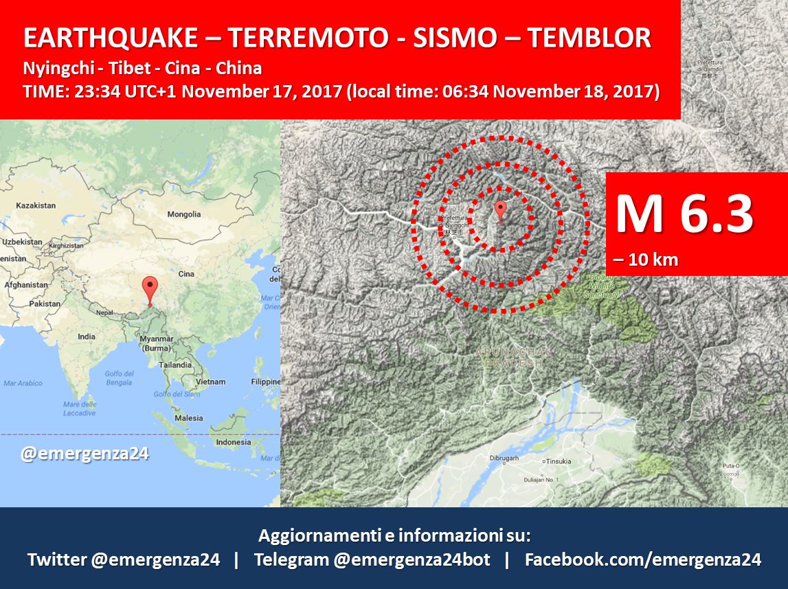 Um terremoto de 6,3 graus na escala Richter atingiu a região chinesa de Xizang, nas proximidades da fronteira com a Índia; de acordo com o Serviço Geológico dos Estados Unidos, o tremor aconteceu a cerca de 10 quilômetros de profundidade na manhã do sábado (hora local) (Foto: Charles Nisz) Um terremoto de 6,3 graus na escala Richter atingiu a região chinesa de Xizang, nas proximidades da fronteira com a Índia; de acordo com o Serviço Geológico dos Estados Unidos, o tremor aconteceu a cerca de 10 quilômetros de profundidade na manhã do sábado (hora local)