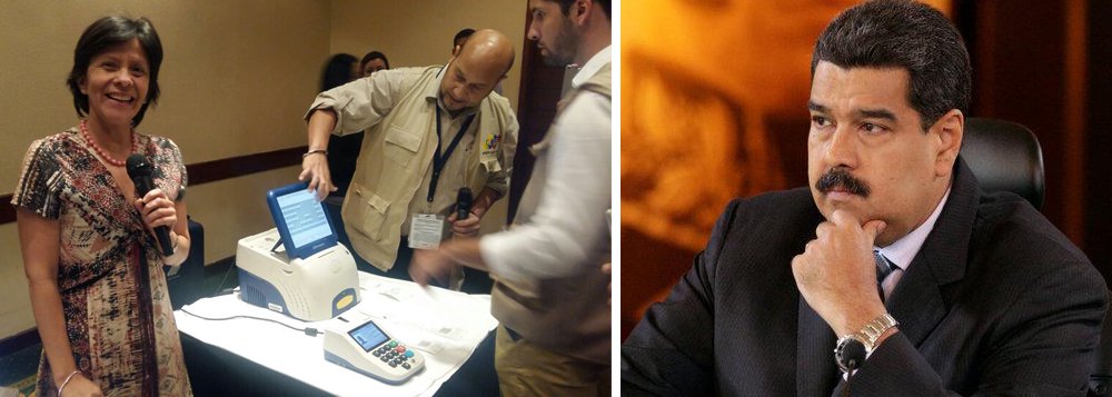 " Enquanto aliados da Casa Branca são acusados de fraudar eleições em Honduras para conservar-se num governo que conquistaram através de um golpe de Estado, a Venezuela afirma as virtudes de um sistema eleitoral inovador, que começa a se comprovar uma saída aceitável contra manipulações de votos que podem ocorrer em qualquer país, mesmo nos Estados Unidos," escreve Paulo Moreira Leite, que se encontra em Caracas para cobrir as eleições municipais venezuelanas. Respondendo a uma pergunta do 247 sobre a situação em Honduras, a vice-presidente do Conselho Nacional Eleitoral disse que "a fortaleza de nosso sistema é a credibilidade". (Foto: Paulo Moreira Leite) www.brasil247.com - " Enquanto aliados da Casa Branca são acusados de fraudar eleições em Honduras para conservar-se num governo que conquistaram através de um golpe de Estado, a Venezuela afirma as virtudes de um sistema eleitoral inovador, que começa a se comprovar uma saída aceitável contra manipulações de votos que podem ocorrer em qualquer país, mesmo nos Estados Unidos," escreve Paulo Moreira Leite, que se encontra em Caracas para cobrir as eleições municipais venezuelanas. Respondendo a uma pergunta do 247 sobre a situação em Honduras, a vice-presidente do Conselho Nacional Eleitoral disse que "a fortaleza de nosso sistema é a credibilidade".