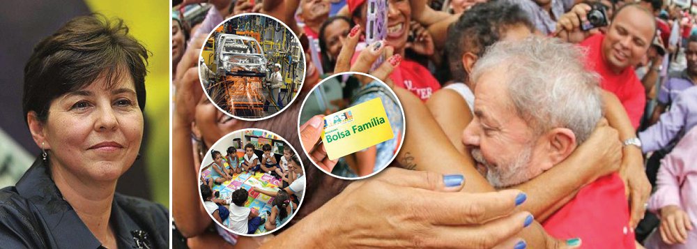 No terceiro artigo da série Em Defesa de Lula, divulgada pelo PT, a ex-ministra de Desenvolvimento Social e Combate à Fome Tereza Campello defende na história de um "líder visionário" chamado Lula; "Lula sempre esteve à frente de seu tempo. É um estadista. Um líder visionário que usou sua trajetória de retirante nordestino e de operário para compreender as dores e necessidades dos milhões de brasileiros excluídos, que só precisavam de oportunidade", diz a ex-ministra; "Uma pessoa como Lula, em qualquer outro país teria sido reconhecido como foi Mandela, pelas transformações realizadas com sua visão generosa de país, onde cabem todos, e onde a busca pela igualdade é princípio superior. Mas não, ele está sendo condenado exatamente por isto" (Foto: Aquiles Lins) No terceiro artigo da série Em Defesa de Lula, divulgada pelo PT, a ex-ministra de Desenvolvimento Social e Combate à Fome Tereza Campello defende na história de um "líder visionário" chamado Lula; "Lula sempre esteve à frente de seu tempo. É um estadista. Um líder visionário que usou sua trajetória de retirante nordestino e de operário para compreender as dores e necessidades dos milhões de brasileiros excluídos, que só precisavam de oportunidade", diz a ex-ministra; "Uma pessoa como Lula, em qualquer outro país teria sido reconhecido como foi Mandela, pelas transformações realizadas com sua visão generosa de país, onde cabem todos, e onde a busca pela igualdade é princípio superior. Mas não, ele está sendo condenado exatamente por isto"