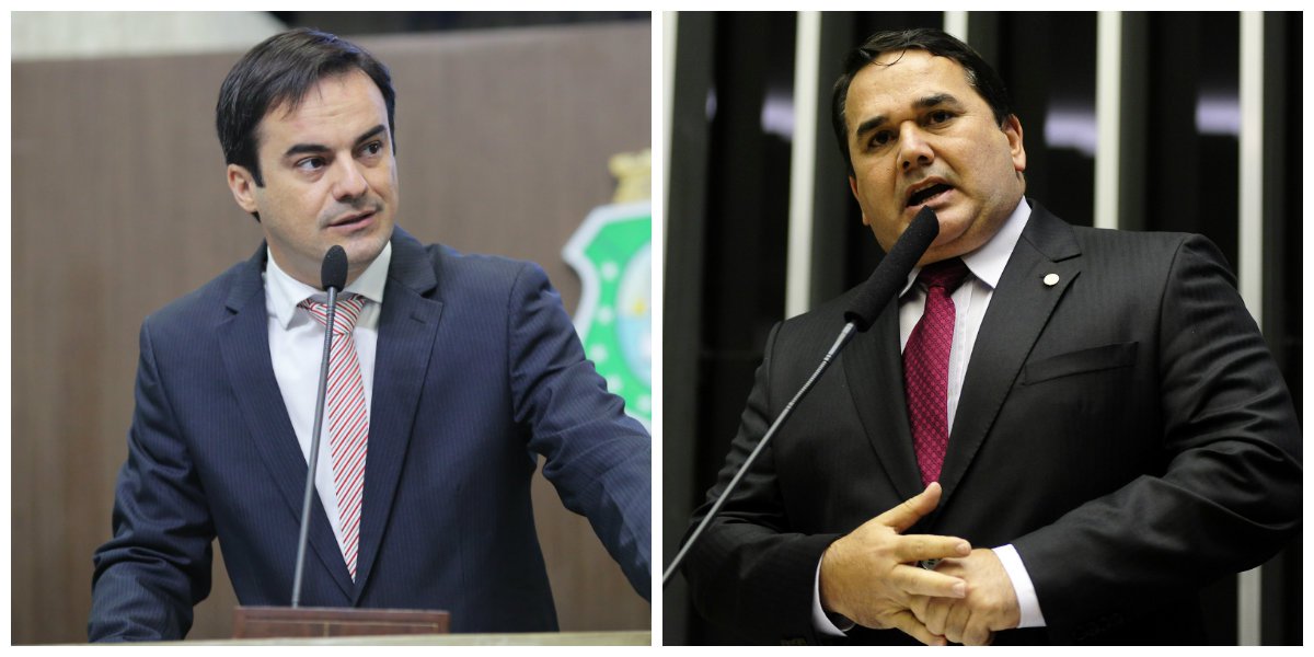 Eleitos em dobradinha, tendo como principal base a policia, o deputado estadual Capitão Wagner e o deputado federal Cabo Sabino parece não terem acertado os respectivos projetos de reeleição. Segundo o Blog do Eliomar, Cap. Wagner tem pretensões de concorrer à Câmara Federal, ocupando a vaga do colega (Foto: Fatima 247) Eleitos em dobradinha, tendo como principal base a policia, o deputado estadual Capitão Wagner e o deputado federal Cabo Sabino parece não terem acertado os respectivos projetos de reeleição. Segundo o Blog do Eliomar, Cap. Wagner tem pretensões de concorrer à Câmara Federal, ocupando a vaga do colega