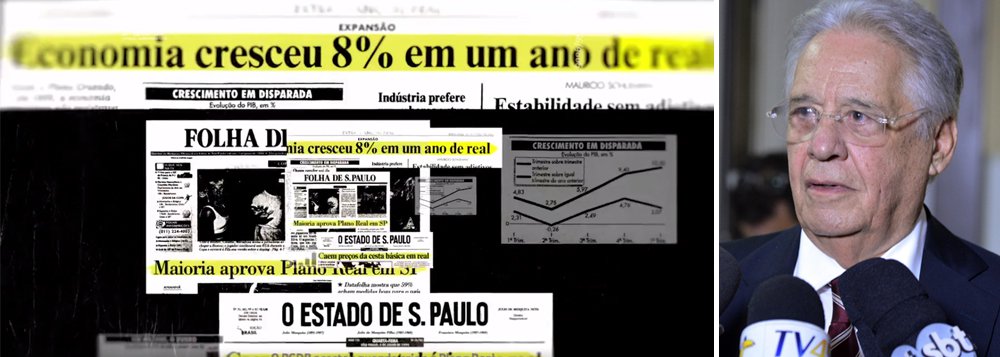 O ex-presidente Fernando Henrique Cardoso ajudou a elaborar a propaganda em que o PSDB diz fazer uma autocrítica e que acabou rachando o partido; o cacique tucano é quem teria trocado o termo "presidencialismo de coalização" para "cooptação", a fim de fazer uma crítica ao governo Temer (Foto: Gisele Federicce) O ex-presidente Fernando Henrique Cardoso ajudou a elaborar a propaganda em que o PSDB diz fazer uma autocrítica e que acabou rachando o partido; o cacique tucano é quem teria trocado o termo "presidencialismo de coalização" para "cooptação", a fim de fazer uma crítica ao governo Temer