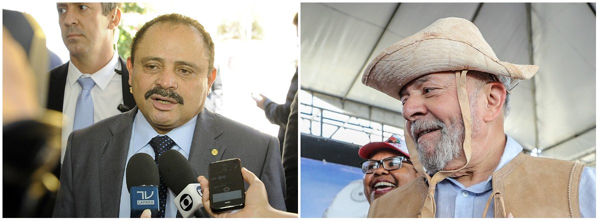 O deputado federal Waldir Maranhão (Avante) decidiu por conta própria integrar a caravana do ex-presidente Lula pelos estados do Nordeste; parlamentar aproveitou esse tempo ao lado do petista para distribuir release, via assessoria, e publicar em sua página na internet “confirmando” suposto apoio de Lula a sua candidatura ao Senado; só faltou combinar com o secretário de Esporte Lazer, Márcio Jardim, dirigente do PT e também com interesse na disputa majoritária (Foto: Leonardo Lucena) O deputado federal Waldir Maranhão (Avante) decidiu por conta própria integrar a caravana do ex-presidente Lula pelos estados do Nordeste; parlamentar aproveitou esse tempo ao lado do petista para distribuir release, via assessoria, e publicar em sua página na internet “confirmando” suposto apoio de Lula a sua candidatura ao Senado; só faltou combinar com o secretário de Esporte Lazer, Márcio Jardim, dirigente do PT e também com interesse na disputa majoritária